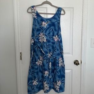 Looking Good Hawaiian Print Dress-tagged Large